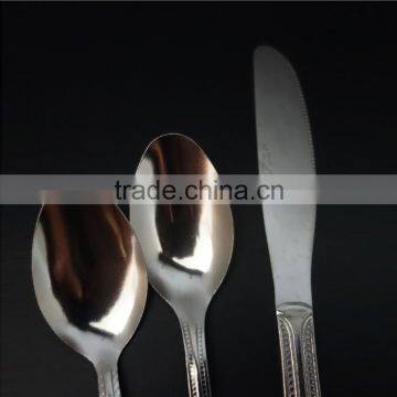 Machine Polish Cutlery Set With the Price 895 USD Each Ton in Stock photo-3