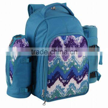 Outdoor Classic Cooler Picnic Backpack With Blanket