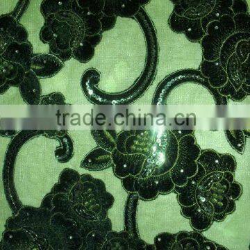 African Velvet Lace Fabric, Handcut Velvet Lace