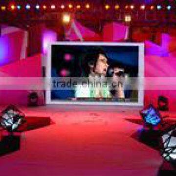 flexible led strips display, p10/p16 flexible stage background led display screen