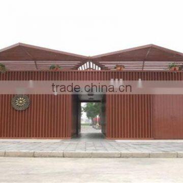 Ballistic and Bullet Resistant Panels Wood Plastic Composite Louver Commercial Bathroom Wall Panels photo-3