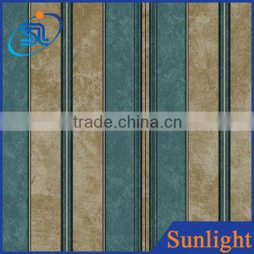 Sunlight DE25105 European classic blue stripe non-woven wallpaper new material wallpaper