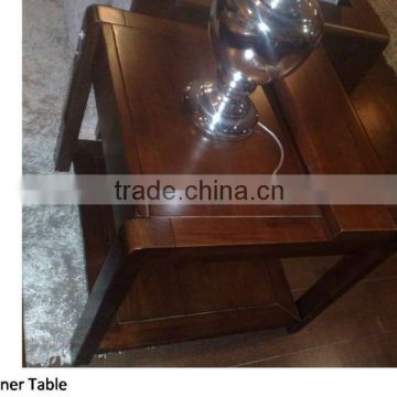 Chinese Walnut Corner Table