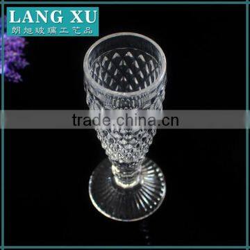 LX-G018 Hand Pressed Pineapple Crystal Wedding Champagne Cup photo-3