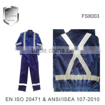 wholesale high visibility long sleeve safety coverall