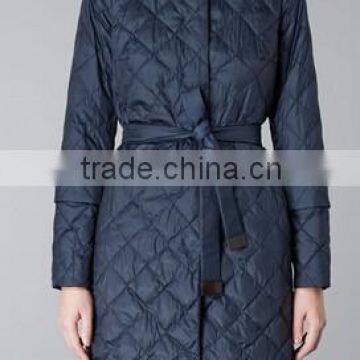 100% polyester womens quilted padded jacket for winter season