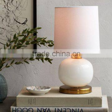 11.22-14 shapely glass spher Glass act white Milk Finish Mini Abacus Table Lamp perfect for desks