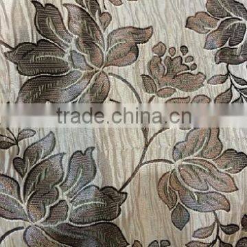New Arrival Modern Cicular Big Flower Design Jacquard Curtain
