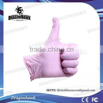 Wholesale Disposable Nitrile Gloves Pink Color L