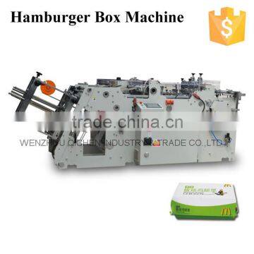 Burger Box Making Machine with Safe Door