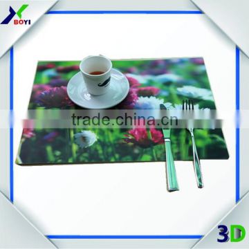 Custom Printing High Definition Promotional Lenticular Coaster/3D Lenticular Placemat