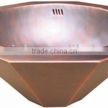 copper vessel sink