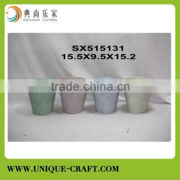 Beautiful Customized Metal Bucket Handicraft Garden Decor