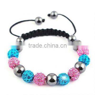 Fashion men stone shamballa bracelets