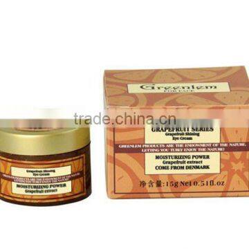 Grapefruit shining eye cream for skin care