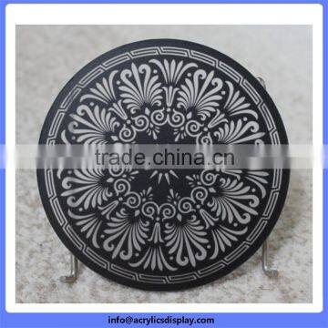 China factory price quality acrylic cup mat pad table protector