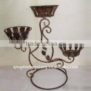 wrought iron ornamental candlestick