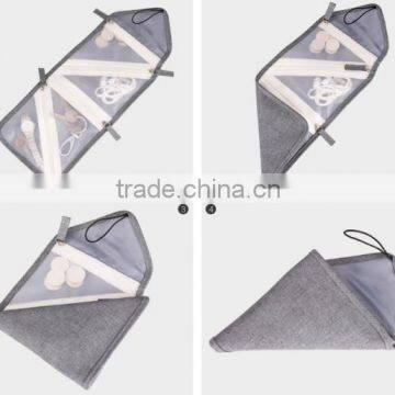 Mini triangle shaped bag storage sundrise promotional gift bag