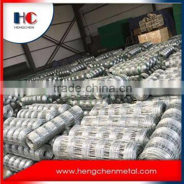 Factory price galvanized pvc coated low carbon grassland wire mesh fence