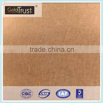 China supplier professional 201 304 430 Ti- Gold Rose Vibration Finish Stainless Steel Sheet for Decoration