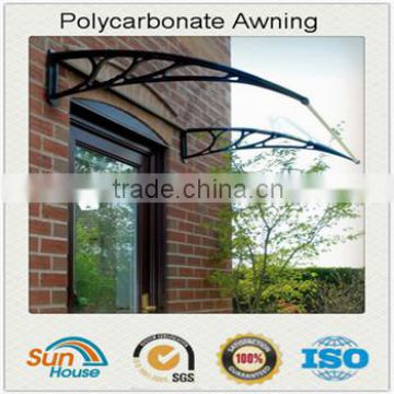 polycarbonate awnings rain cover plastic fiberglass