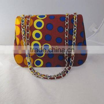 2016 Super Wax Fabric Bag African Print Matching Shoes and Bags photo-6