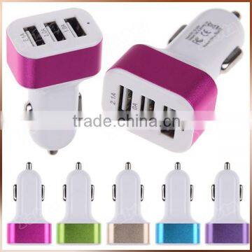 Yabta Cigarette Lighter 3 Port Triple Multi Car Charger