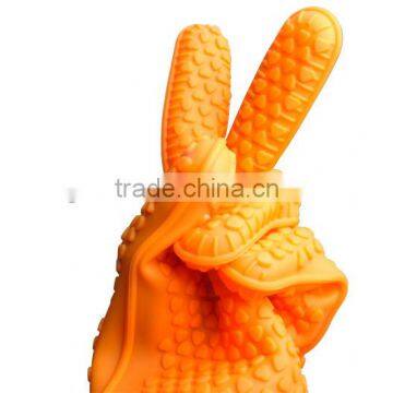 A06-9 Best Selling Products Heat Resistant BBQ Silicone Gloves With 5 Fingers