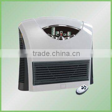 Electrostatic air purifier with twin ESP, UV,negative ion, timer and remote control