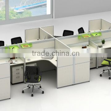 Office partition for 4 people