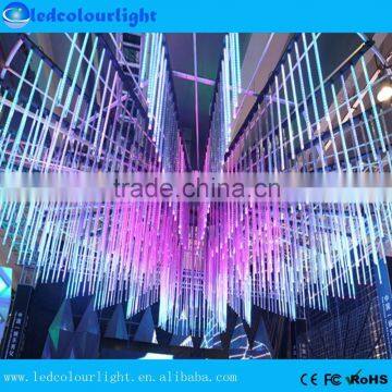 Nightclub stage dmx rgb led tube madrix led 360 vertical tube