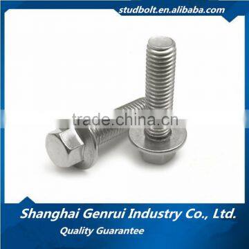 Supplier From China GT Stainless Steel a2 a4 Hex Head Flange Bolt DIN931 DIN6912
