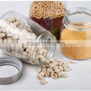 wholesale 3pcs snacks nuts food storage glass jars,food storage glass jars