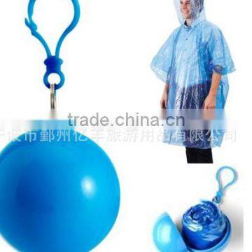 2015 fashion Pocket Ball Rain Poncho