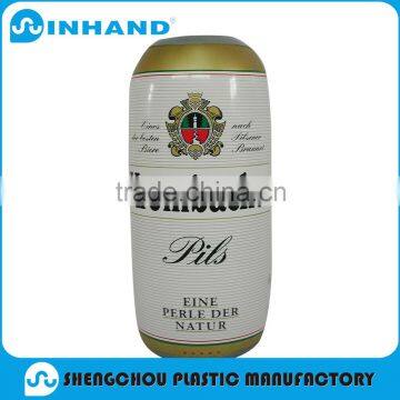 2016Factory EN71,ASTM Durable White PVC Inflatable beer bottles