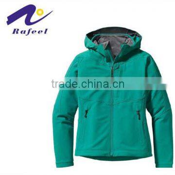 green polyurethane shell for jackets