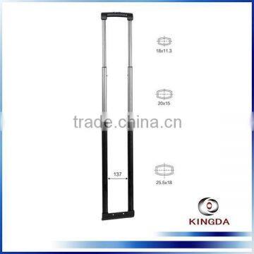 High quality metal telescopic external luggage trolley handle parts