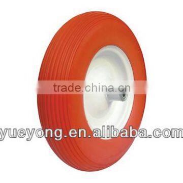 4.00-8PU foam wheel/ polyurethane wheel/flat free wheel