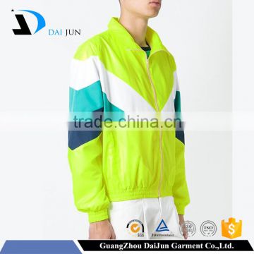 Daijun oem high quality wholesale new design nylon varsity green cycling anti radiation jacket