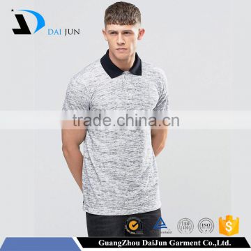 Daijun OEM offwhite high quality black short sleeve mens 100% Bamboo fabrics for polo shirt