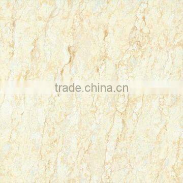 Nano double loading beige color granite polishd porcelain tiles for bedroom floor tile from foshan nanhai