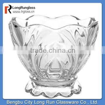 LongRun flower shape crystal chocolate ice cream bowl