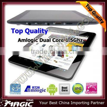 Top Quality capacitive 10 point touch screen tablet IPS high resolution