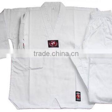 Black V neck White taekwondo uniform Paypal accepted