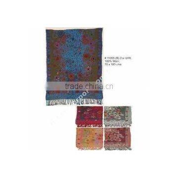 Embroidery Wool Lycra Shawls 11050-dw