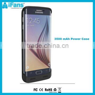 OEM 3500mAh Battery Back Case For Samsung S6 Edge Rohs Certificated