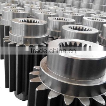 Steel factory price helical gear price metal shaft