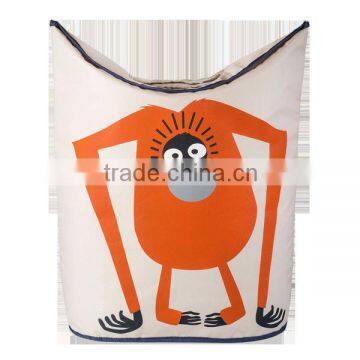 Cloth Organizer Laundry Hamper Clothes Container Folding Canvas Box Cloth Storage Basket Cloth Laundry Hamper photo-4