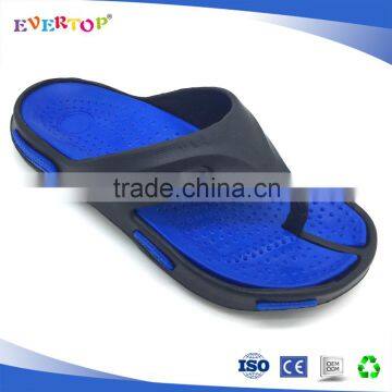 Mens Chinese slippers with massage sole for beach wear eva injection flip flops