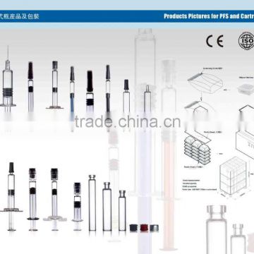 Glass syringes for Sodium Hyaluronate